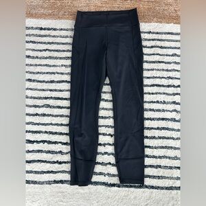 Lululemon in movement black leggings size 8